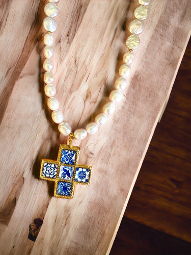 Azulejos Pearl Necklace