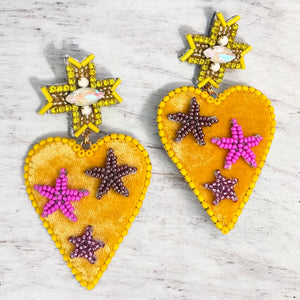 Estrellas Velvet earrings