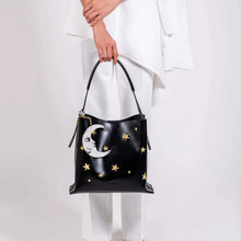 La Luna y Estrella Hobo Bag (black)