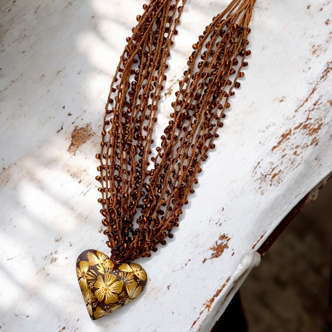 Corazón de Copal Necklace