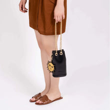 Mini Bucket El Sol bag (black)