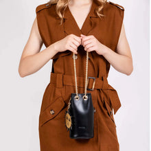 Mini Bucket El Sol bag (black)