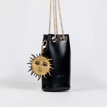Mini Bucket El Sol bag (black)