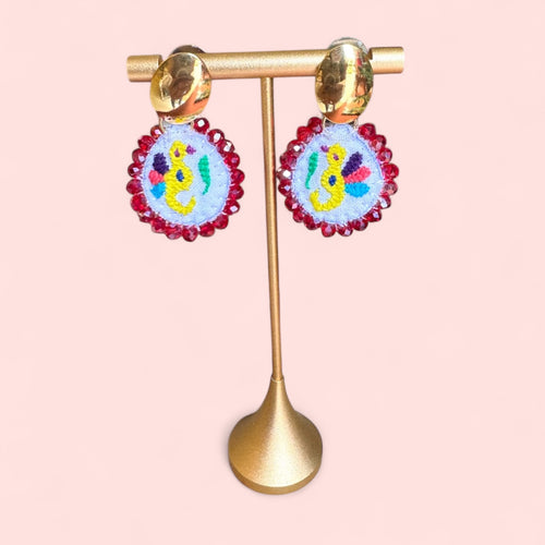 Pajarito Otomi earrings