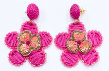Flor Pink earrings