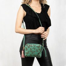 Mariposas Menta crossbody