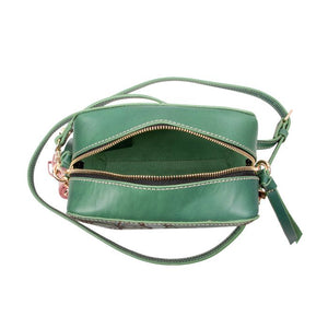Mariposas Menta crossbody