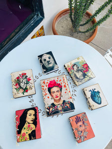 Corazón flores journal