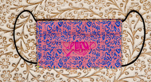 Puro corazón face mask